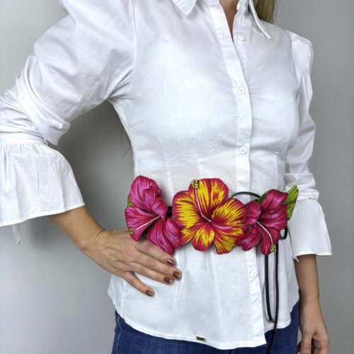 Aplicação Hibisco 3 flores